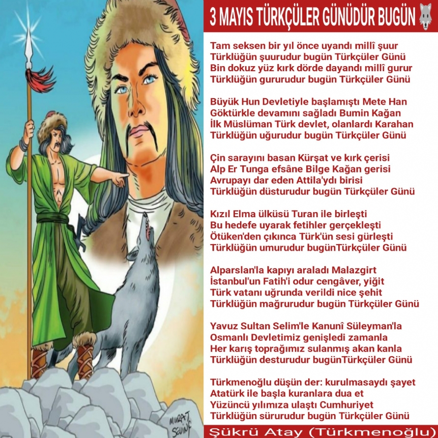 3 Mayıs Türkçüler Günüdür Bugün